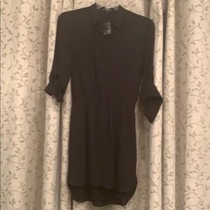 NWOT Express Shirt Dress-Black